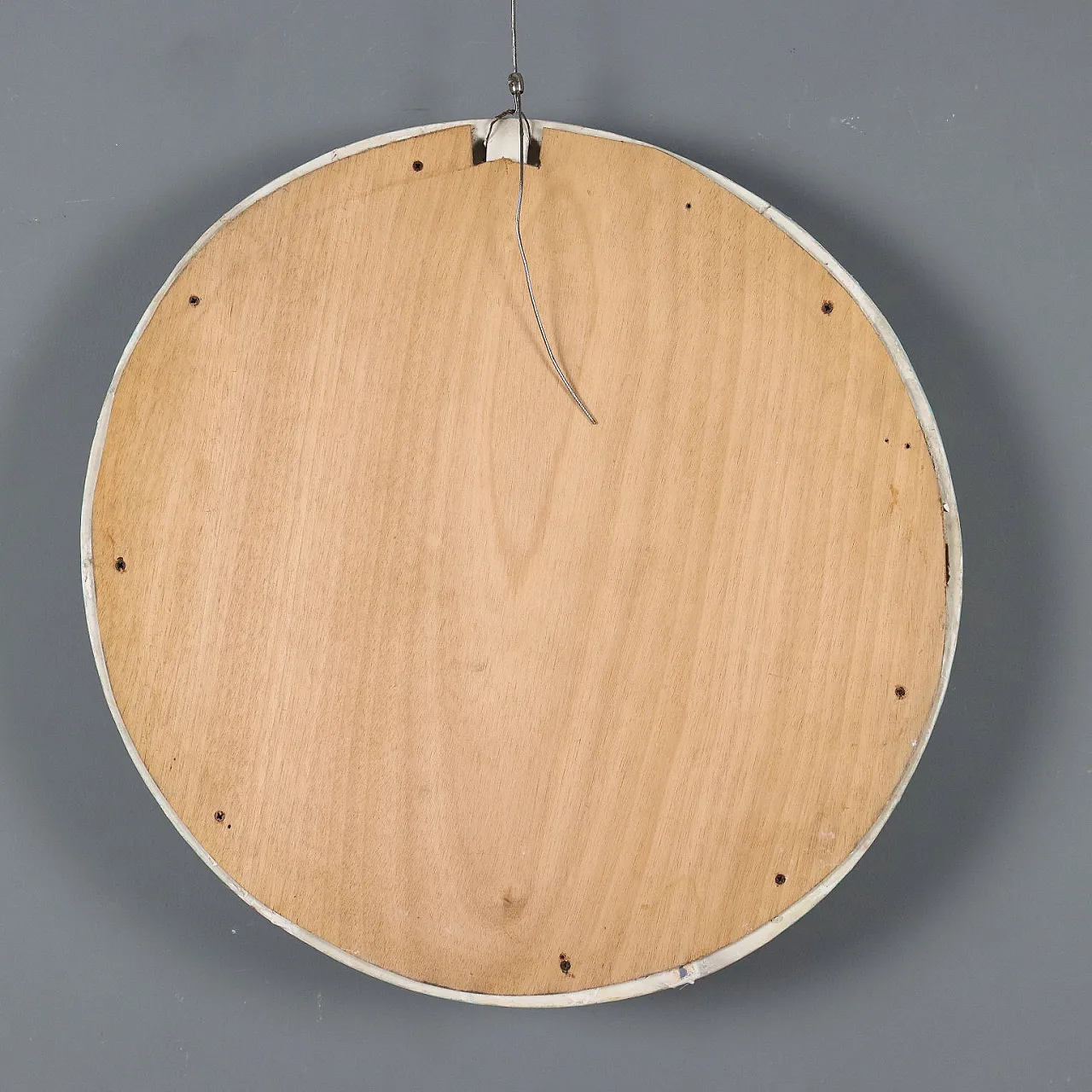 Specchio in ceramica con motivi floreali e finitura verniciata, '800 10