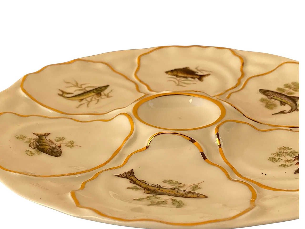 Set of 6 oyster plates, 30s 14