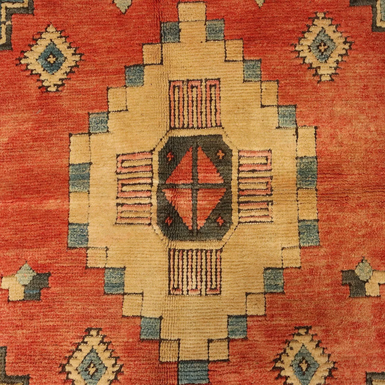 Tappeto Kars in lana, nodo grosso, realizzato a mano, '900 4