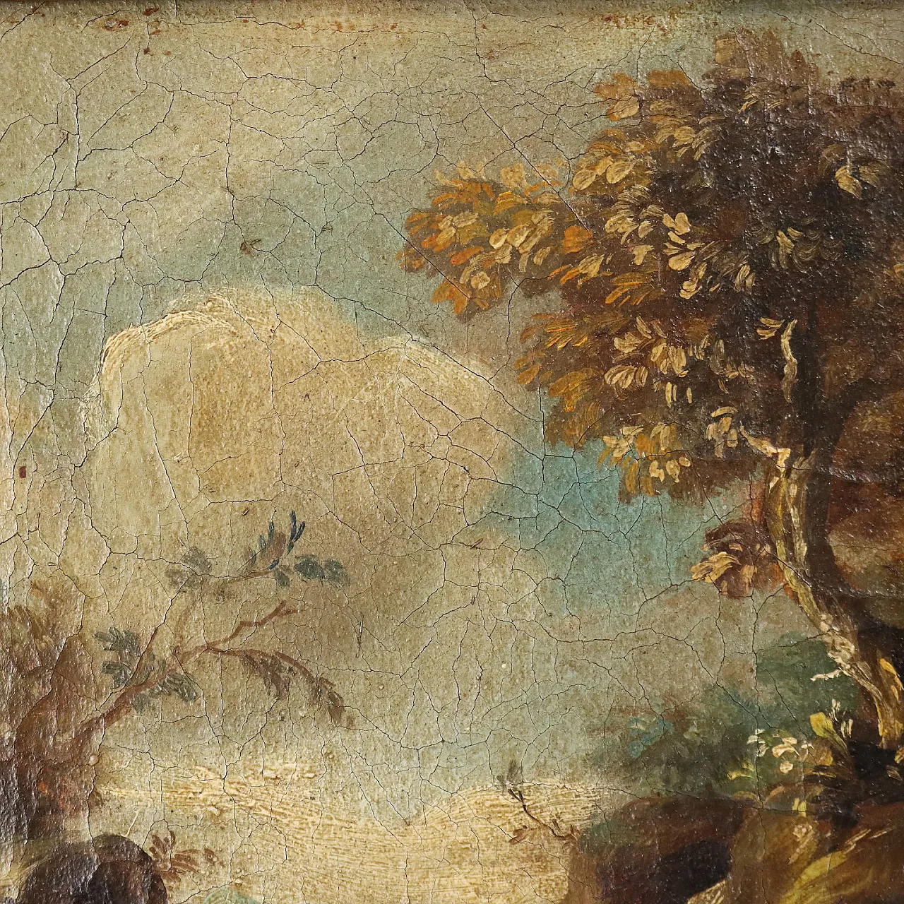 Pair of Landscapes, oil on canvas, 18th century 4