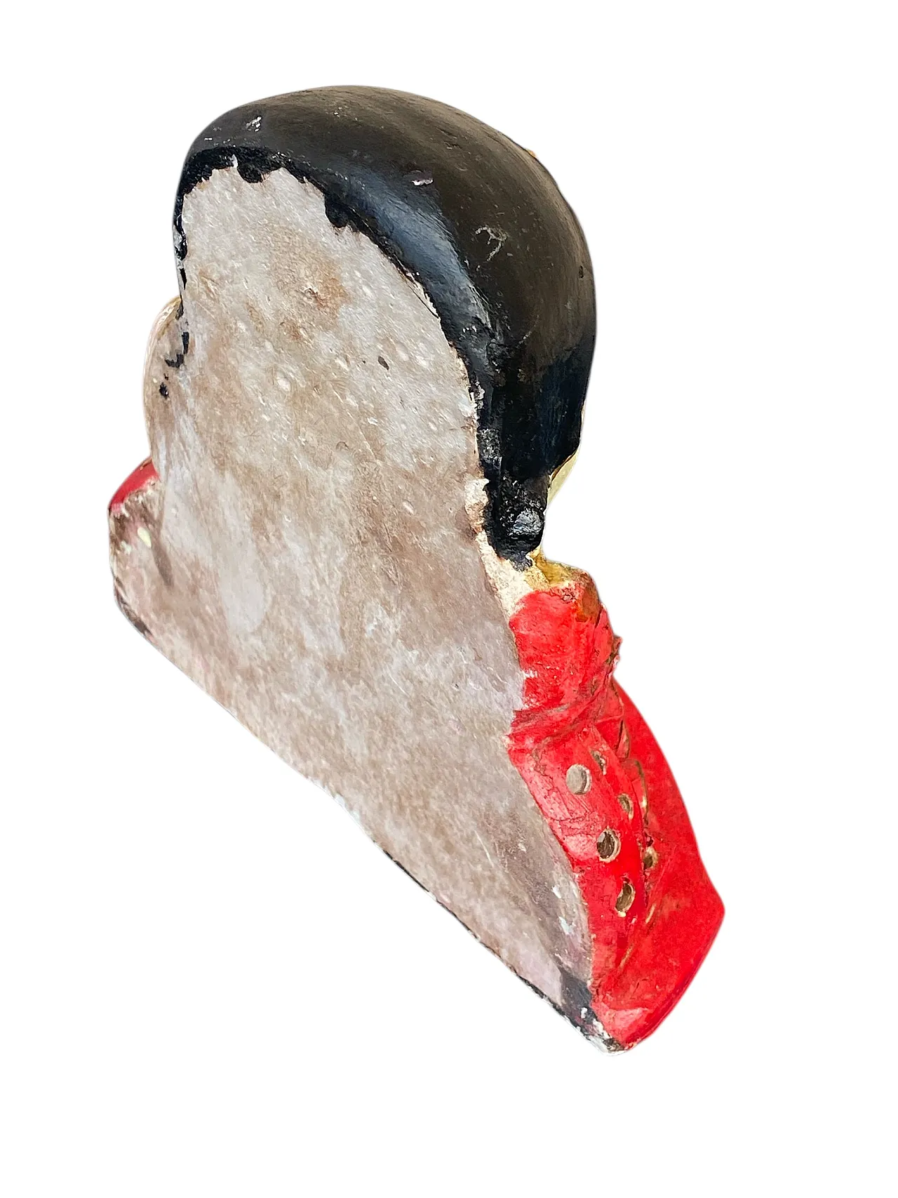 Plaster bust of Pierrot Gourmand France, 1940s 4