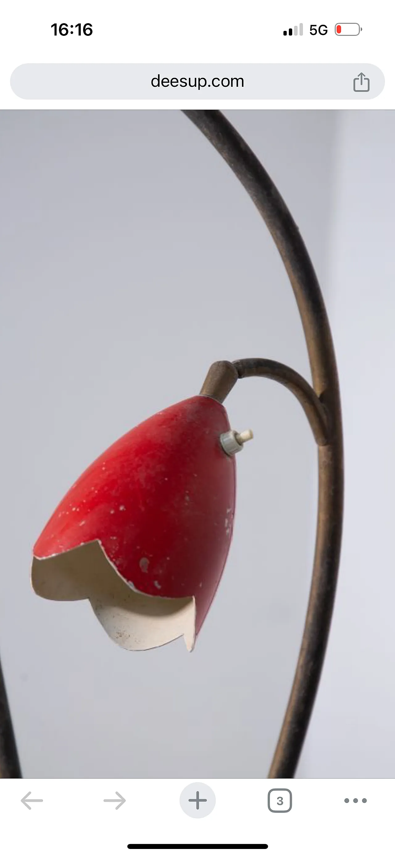 Lampada da terra di Biancardi e Jordan, 1950 5