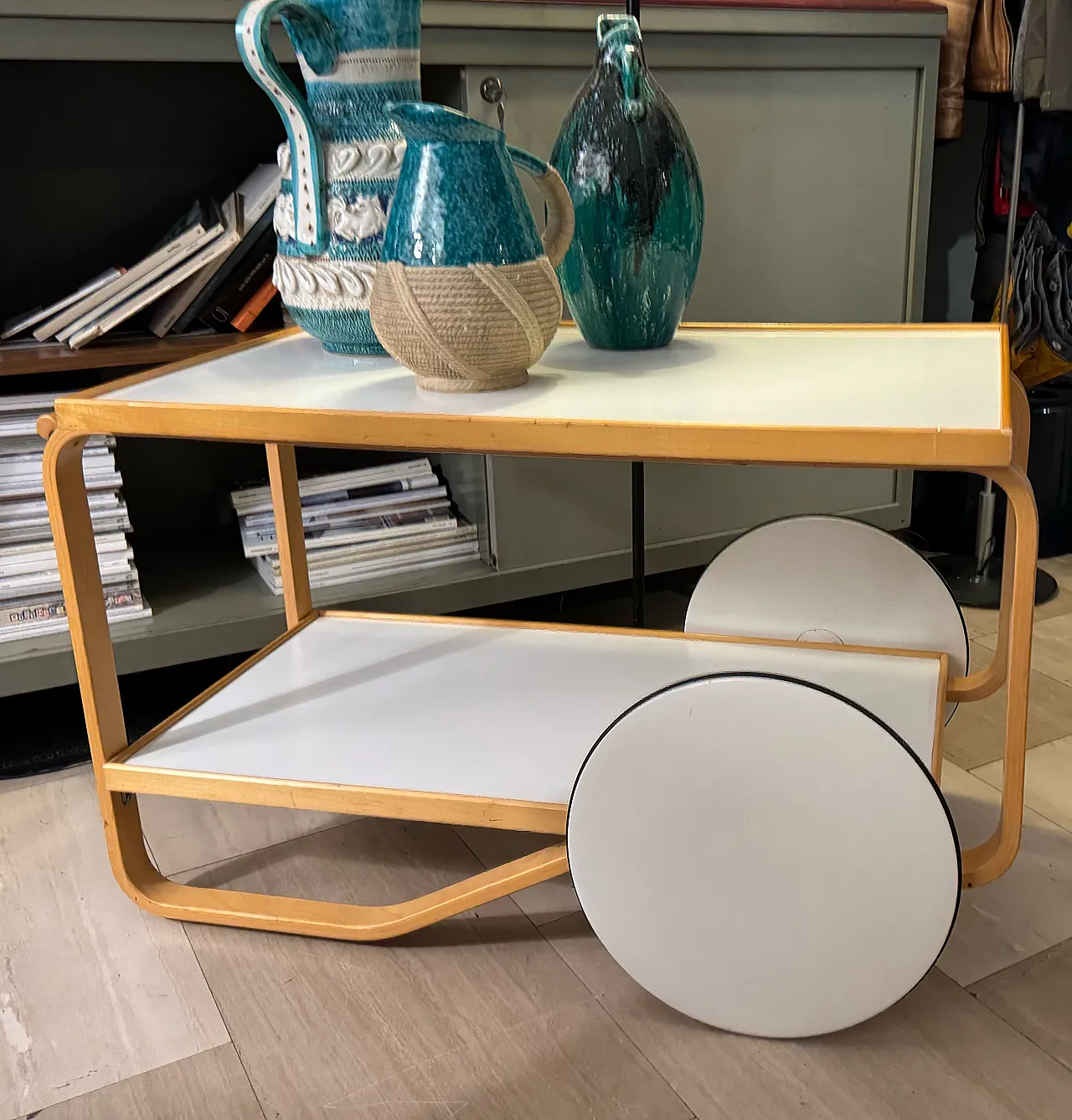 Carrello design Alvar Aalto, anni '60 1