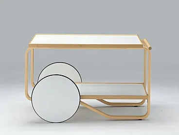 Carrello design Alvar Aalto, anni '60