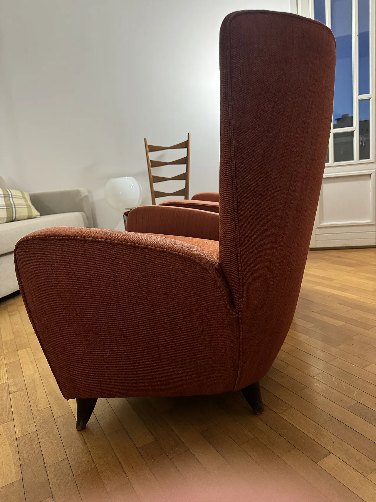 Coppai di poltrone alla maniera di Paolo Buffa, anni '50 8