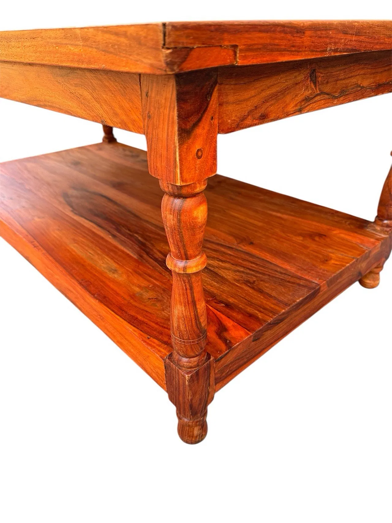 Tavolino in teak da salotto, anni '90 8