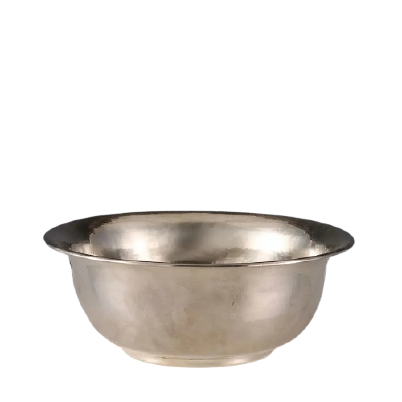 Bacinella in argento martellato, '900 8