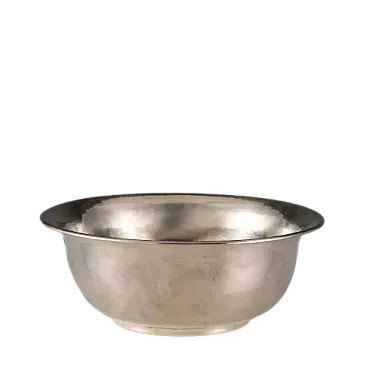 Bacinella in argento martellato, '900