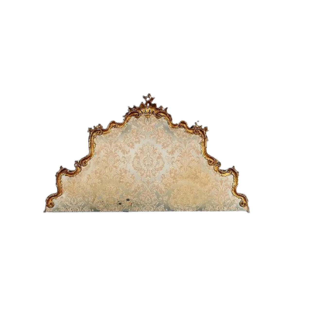 Carved and gilded wooden headboard, late 19th century 11