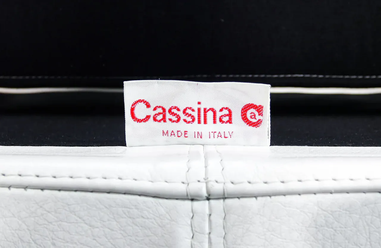 Domino leather sofa by Massimo Morozzi for Cassina, 1980s 1