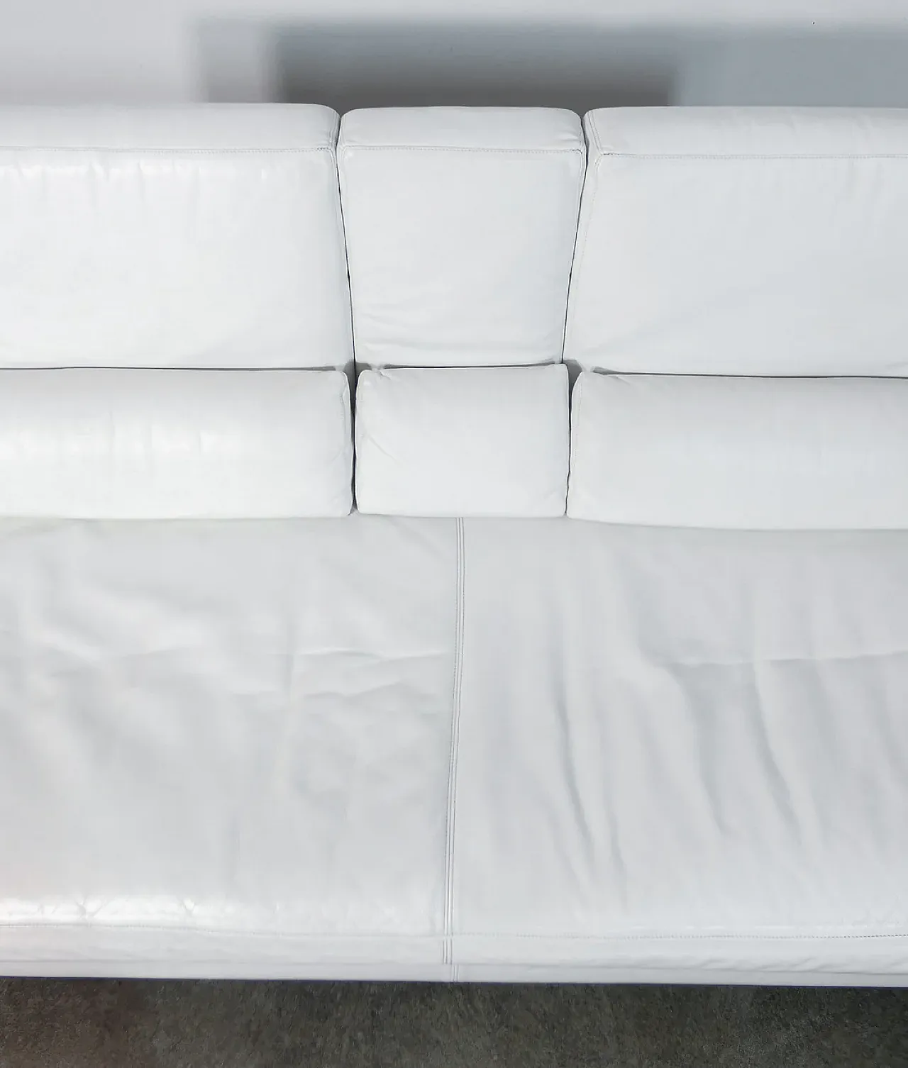 Domino leather sofa by Massimo Morozzi for Cassina, 1980s 5