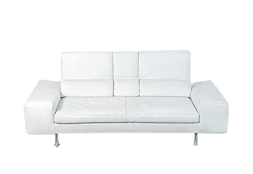 Domino leather sofa by Massimo Morozzi for Cassina, 1980s