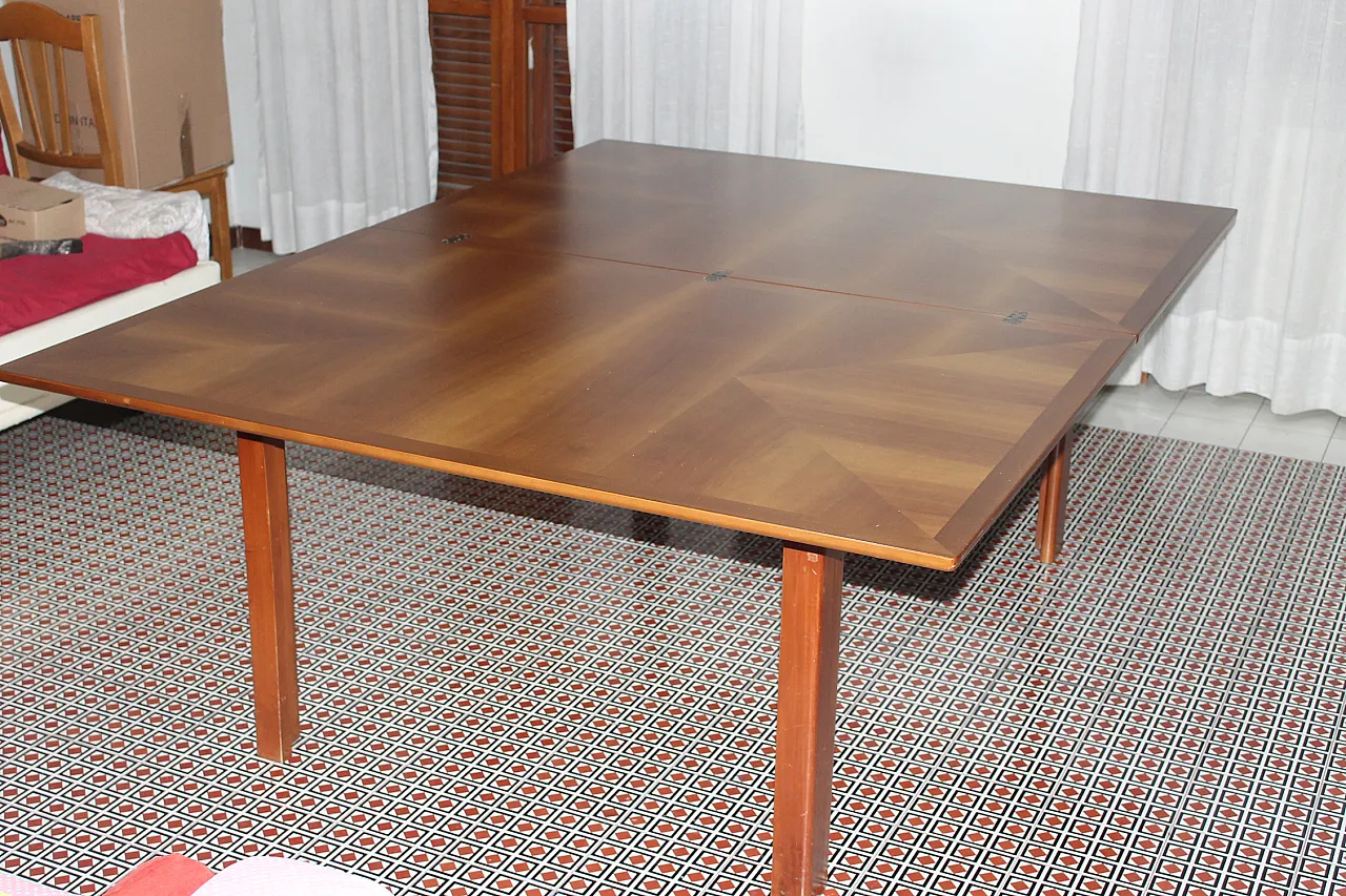 Mou Afra And Tobia Scarpa Table For Molteni Extendable, 60s 3