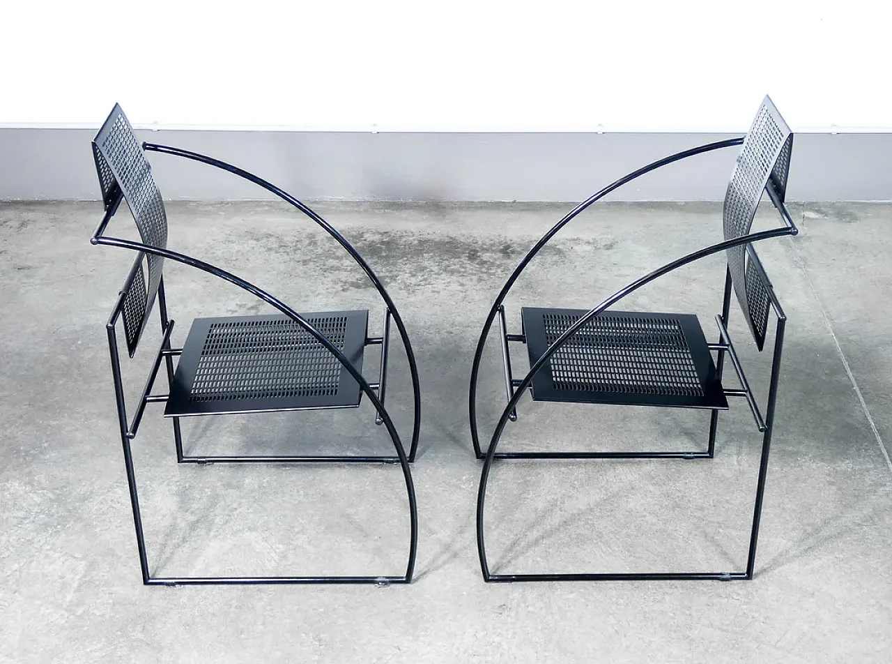 Pair of Quinta chairs by Mario Botta for Alias, 1980s 1