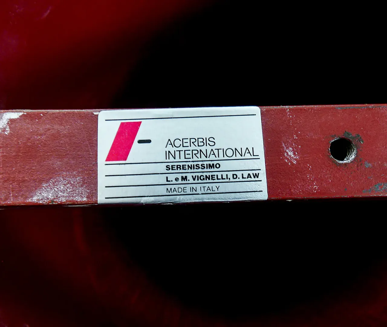 Serenissimo table by Lella & Massimo Vignelli for Acerbis, 1980s 2