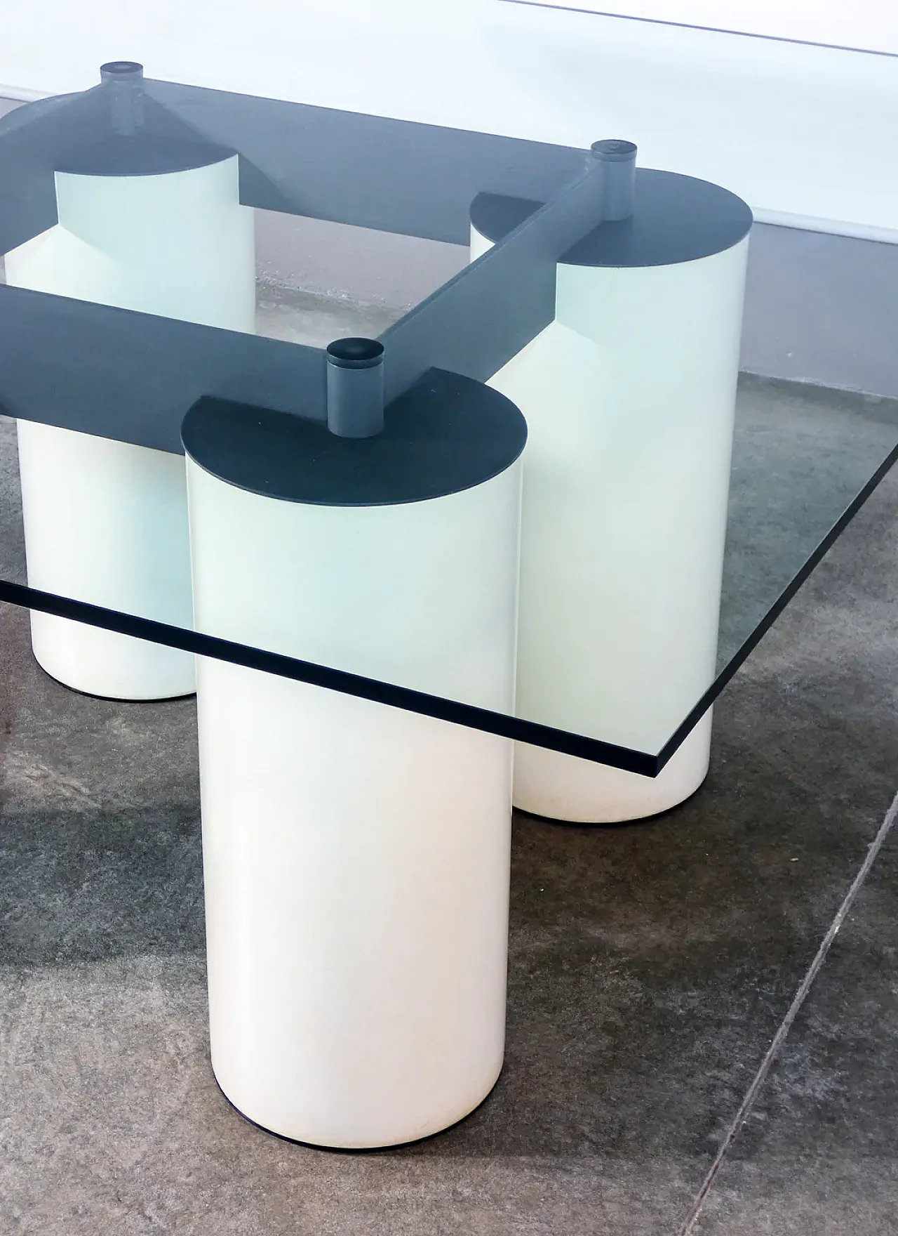 Serenissimo table by Lella & Massimo Vignelli for Acerbis, 1980s 3