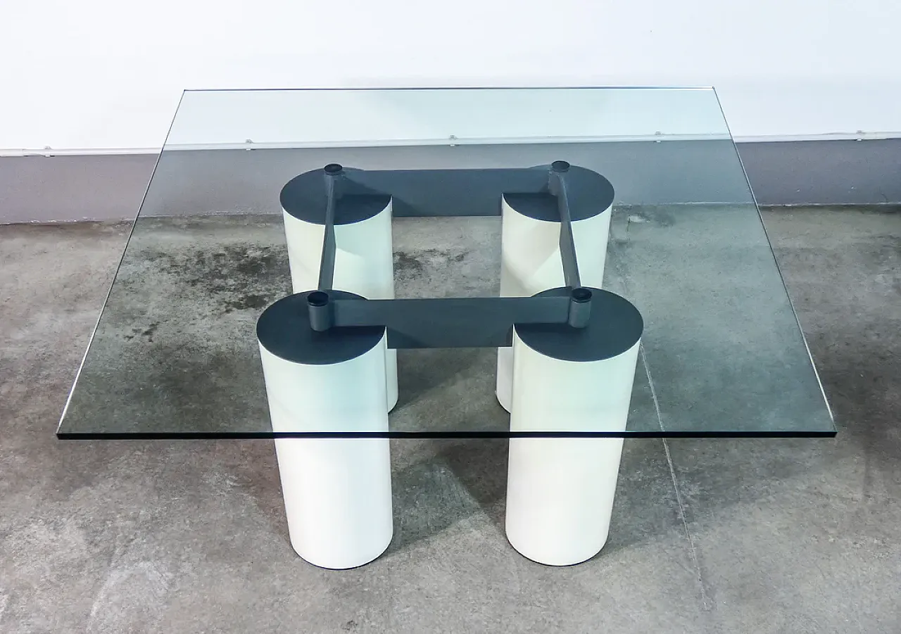 Serenissimo table by Lella & Massimo Vignelli for Acerbis, 1980s 6