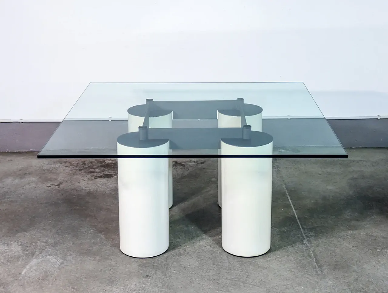 Serenissimo table by Lella & Massimo Vignelli for Acerbis, 1980s 7