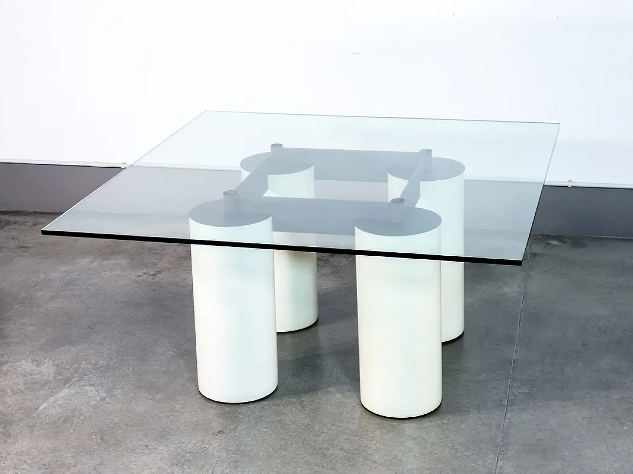 Serenissimo table by Lella & Massimo Vignelli for Acerbis, 1980s 8