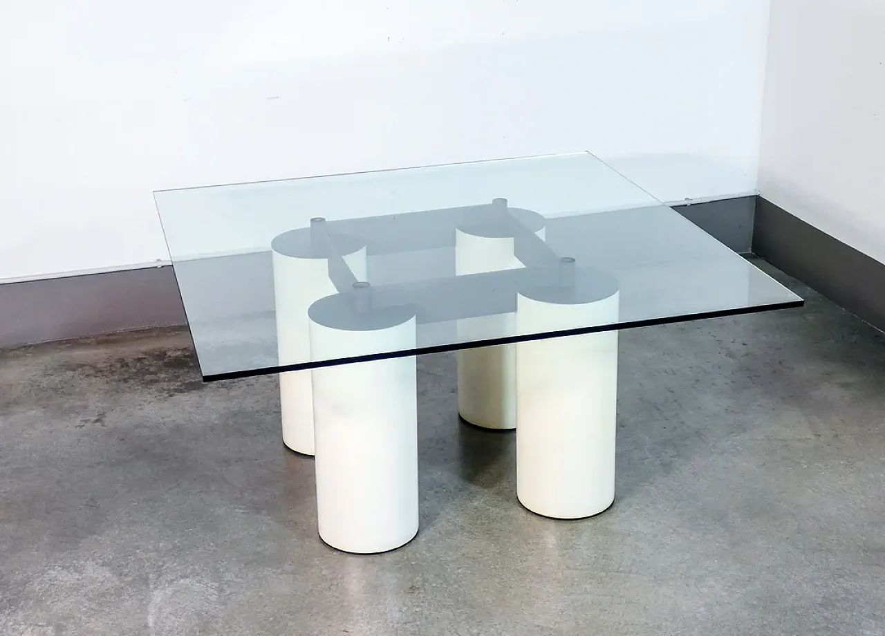 Serenissimo table by Lella & Massimo Vignelli for Acerbis, 1980s 9