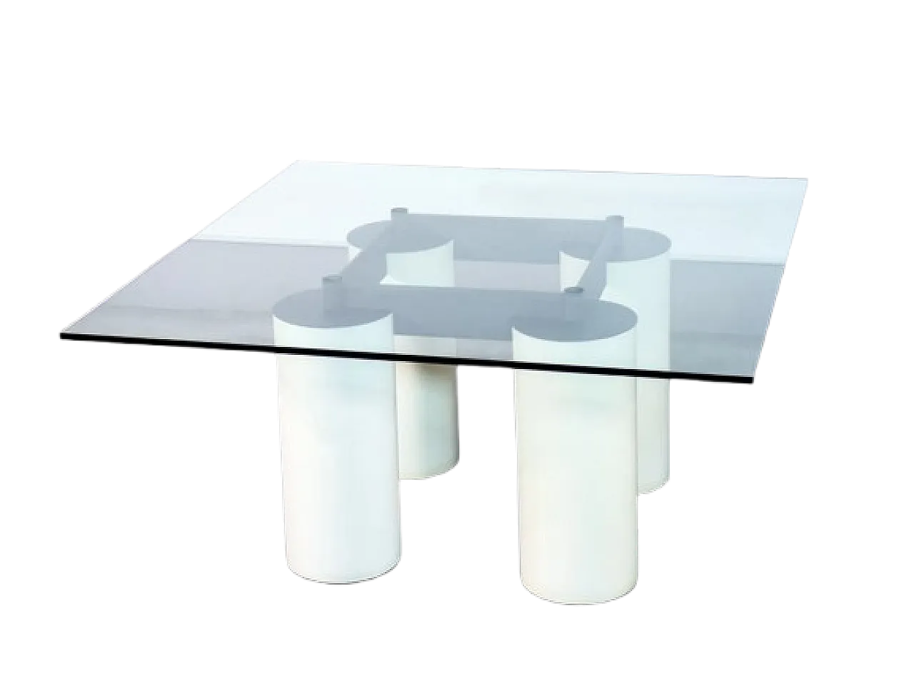 Serenissimo table by Lella & Massimo Vignelli for Acerbis, 1980s 11