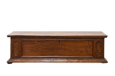 Walnut wood chest, 18th century