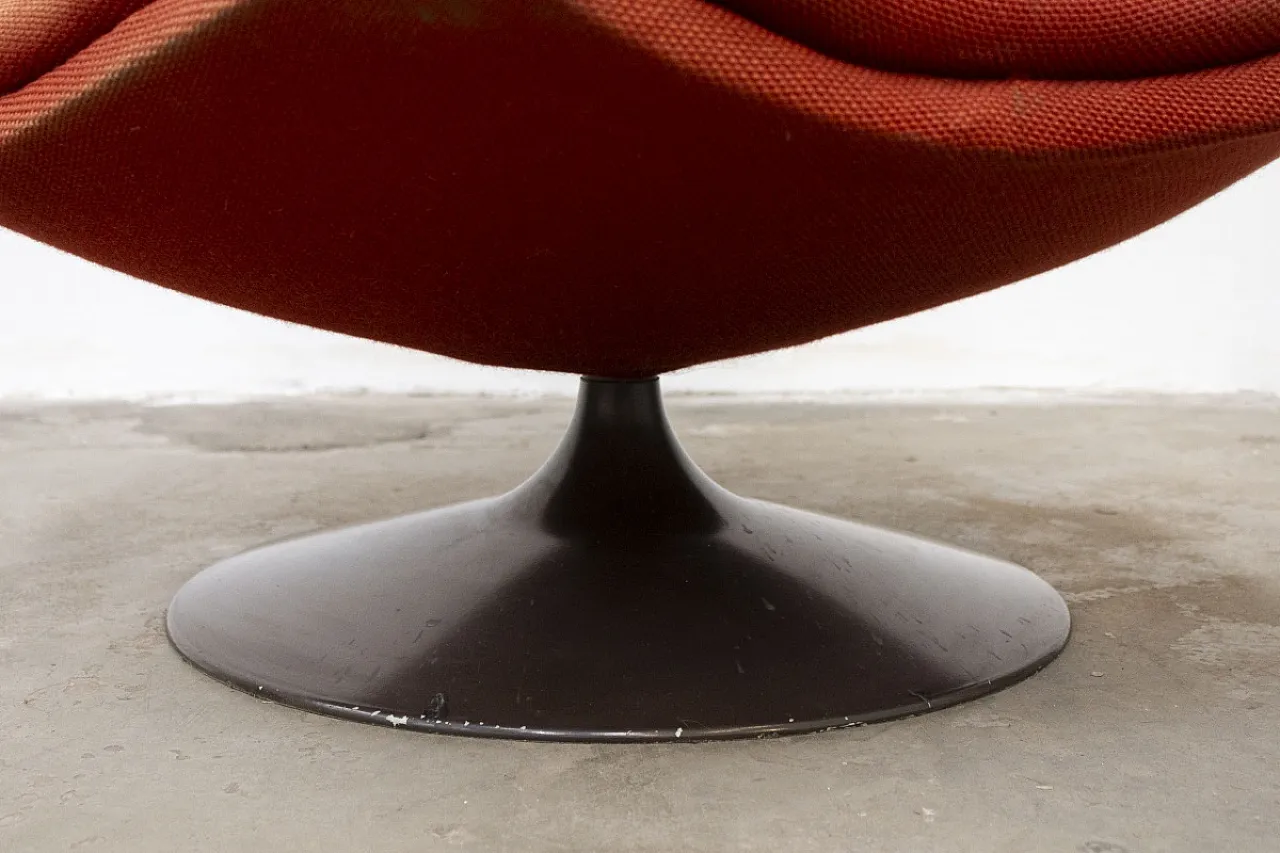 Artifort F591 swivel armchair by Geoffrey D. Harcourt, 1960s 1