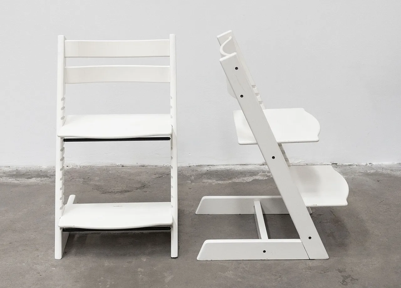 Pair of Tripp Trapp chairs by Peter Opsvik for Stokke, 20th century 2