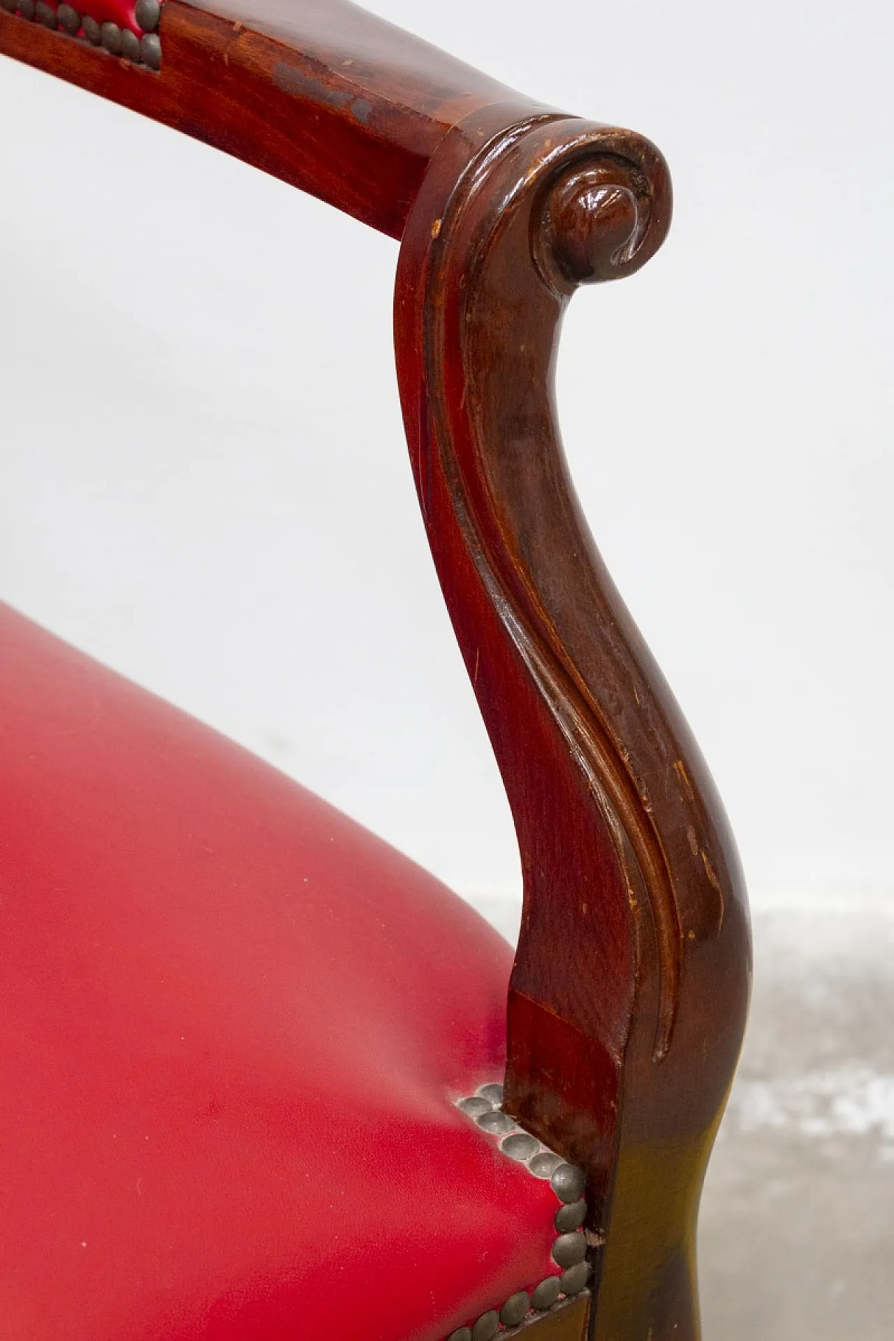 Louis-Philippe style beech wood armchair, 19th century 4