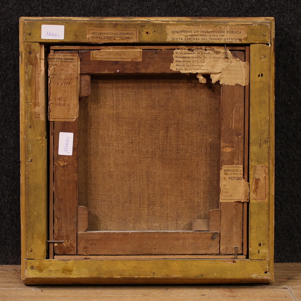 Spanish painting Saint Francis, 17th century 10