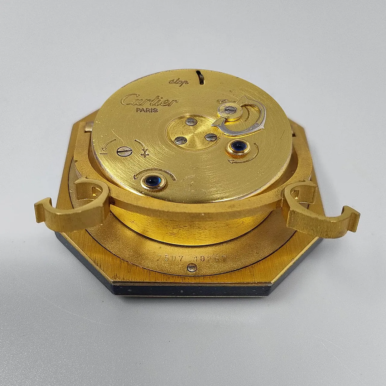 Cartier alarm clock pendulette, 1980s 5