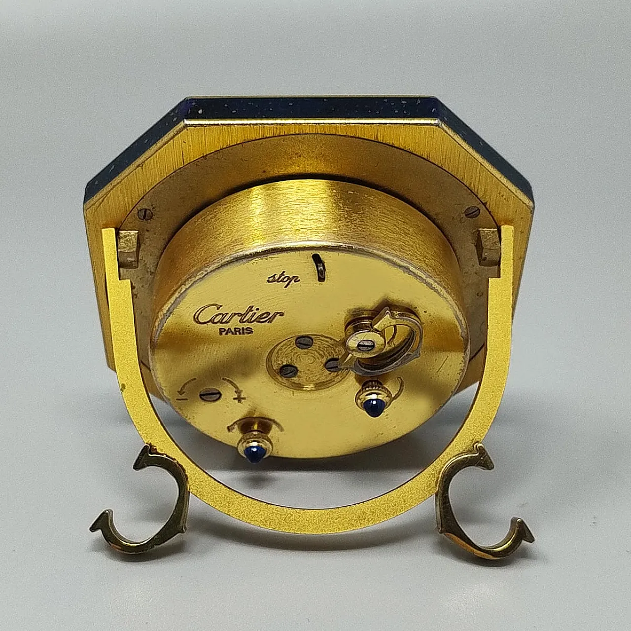 Cartier alarm clock pendulette, 1980s 6