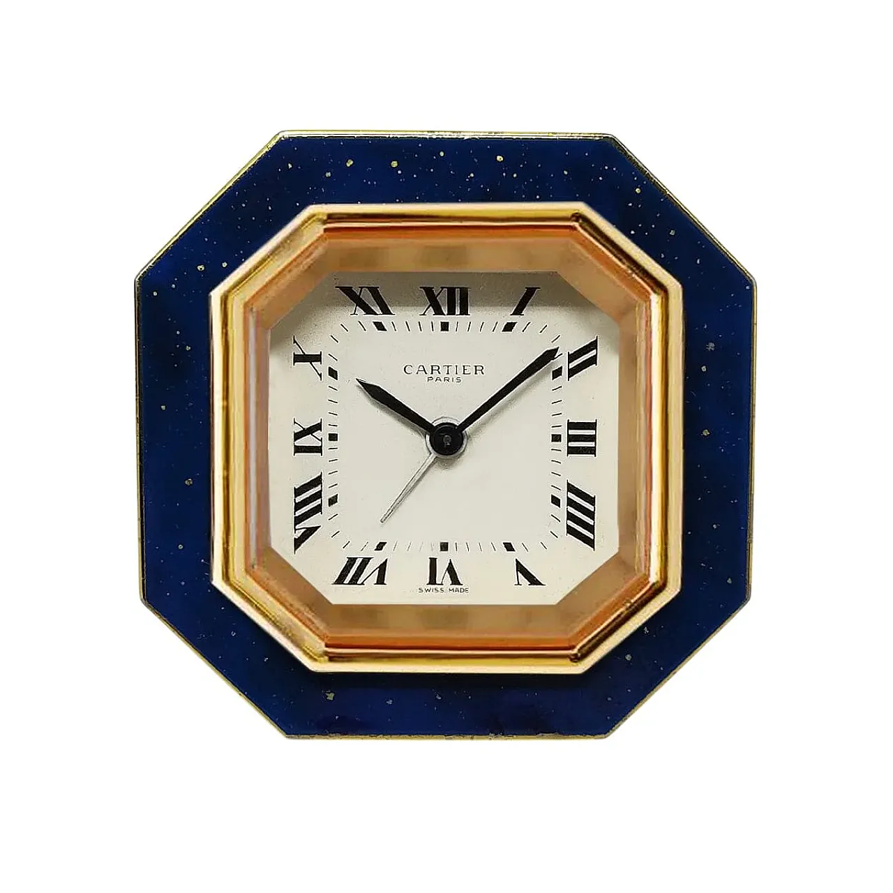 Cartier alarm clock pendulette, 1980s 9