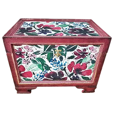 Bralia wooden trunk, 20th century