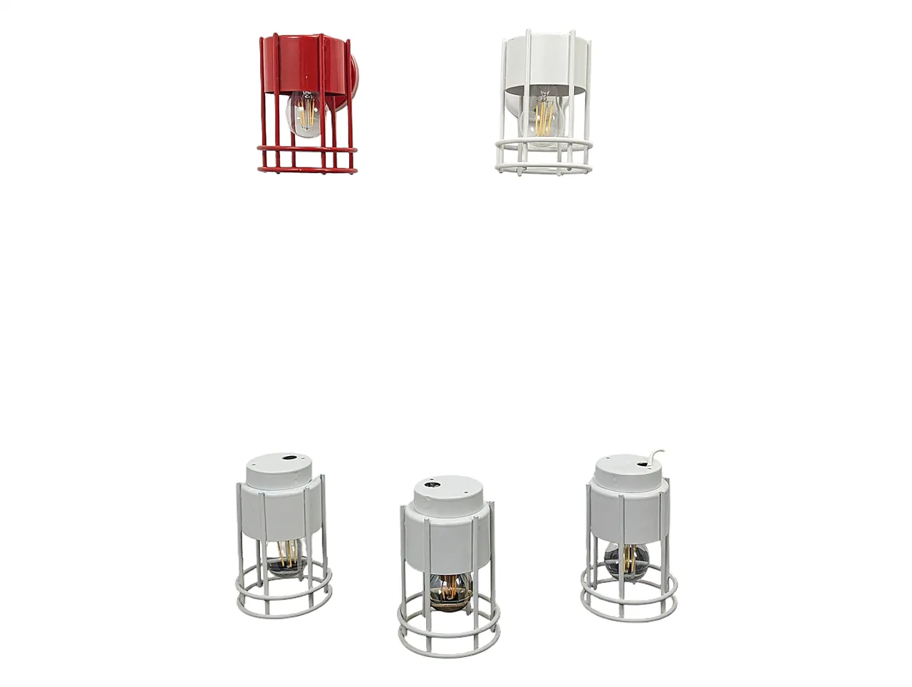 5 applique e plafoniere Martinelli Luce, 1970 1