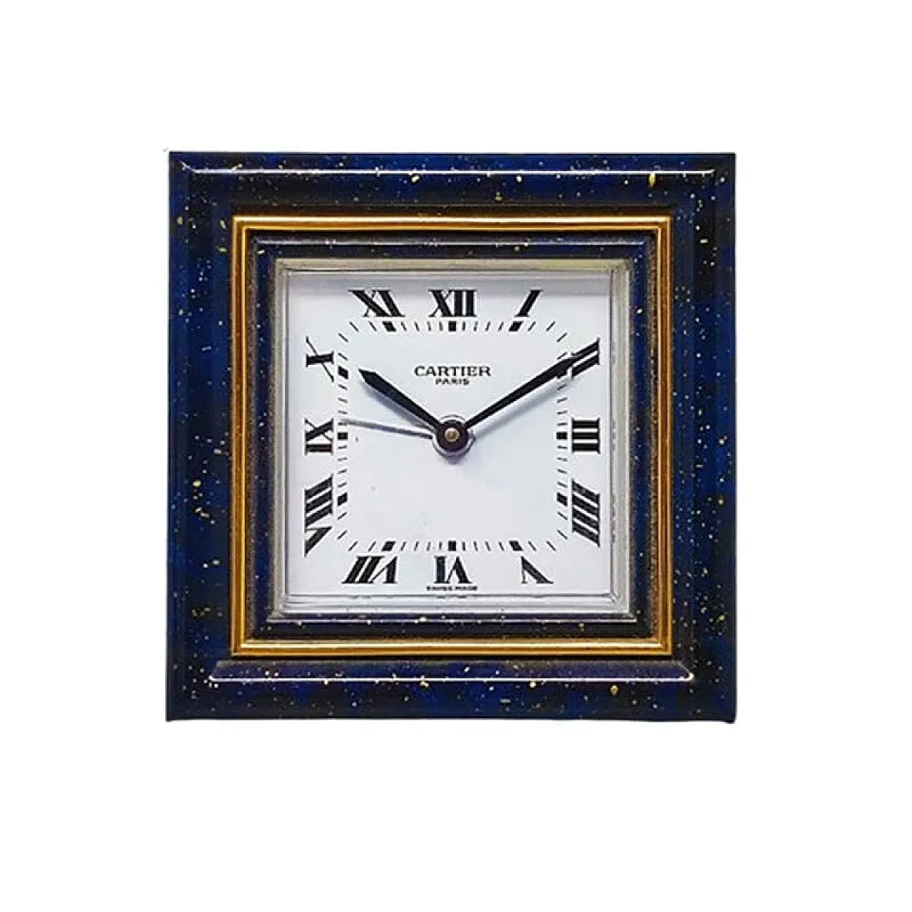 Cartier alarm clock pendulette, 1980s 10