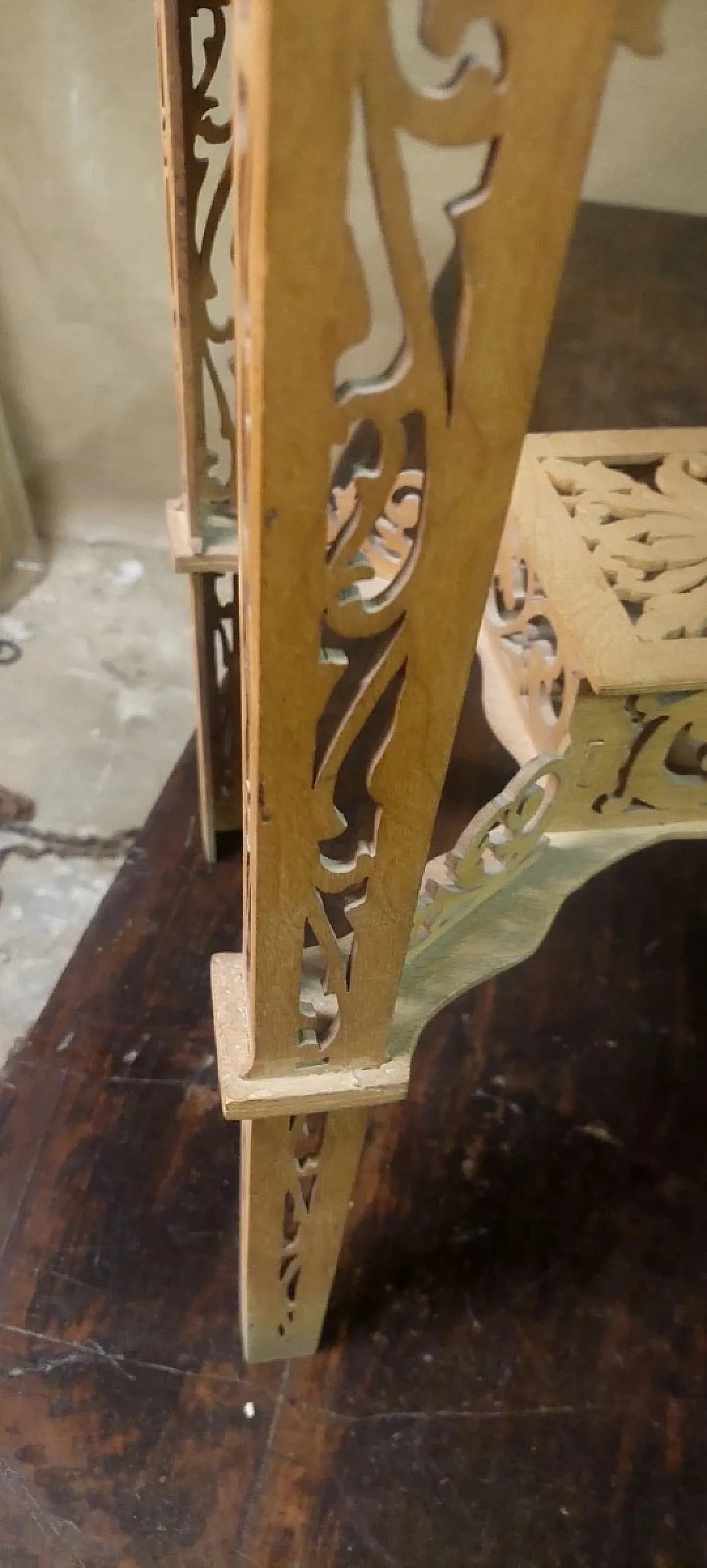Lavoro in legno traforato di Carlo Amati, primo '900 1
