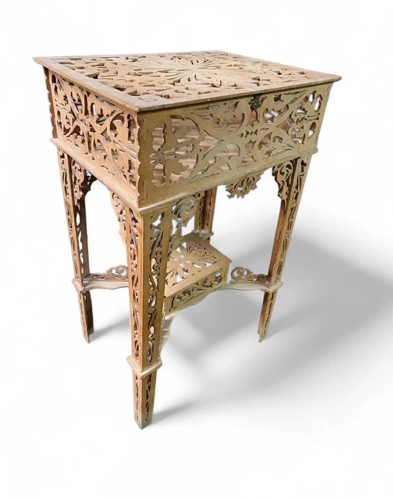 Lavoro in legno traforato di Carlo Amati, primo '900 11