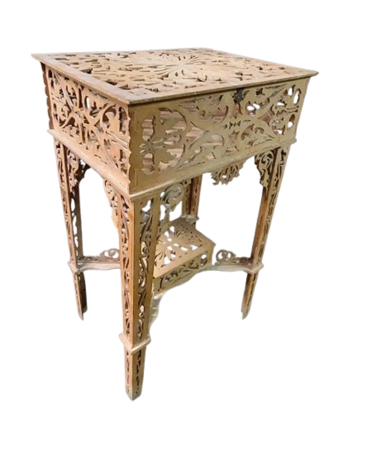 Lavoro in legno traforato di Carlo Amati, primo '900 13