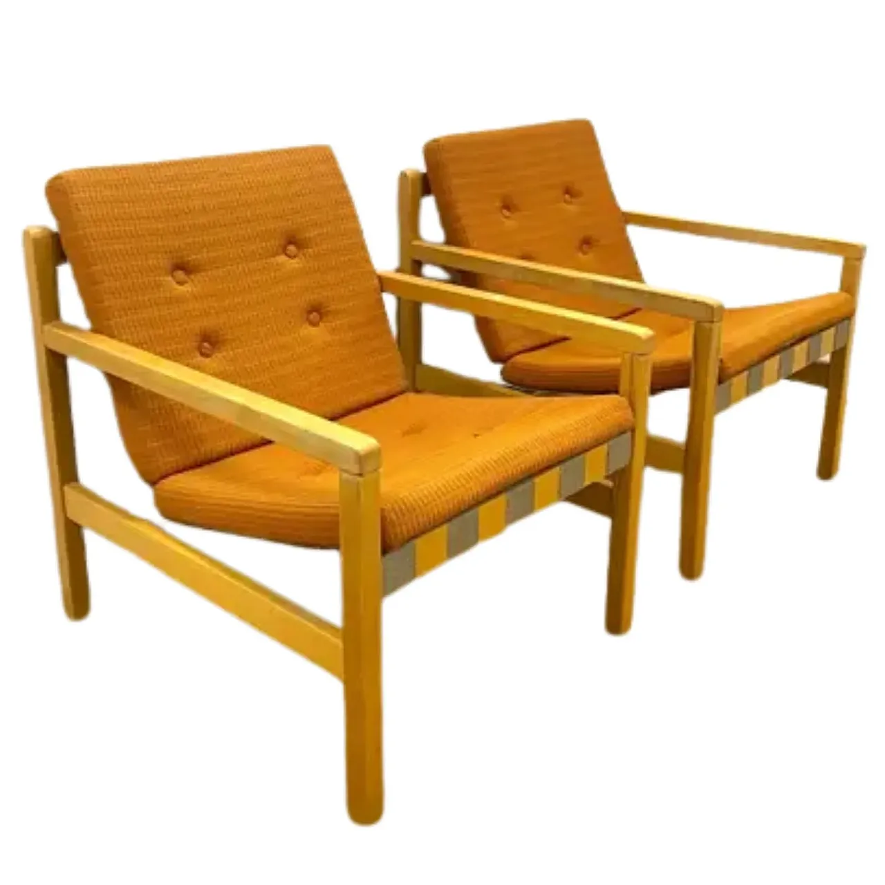 Pair of retro armchairs by Hikor, 1960s 9