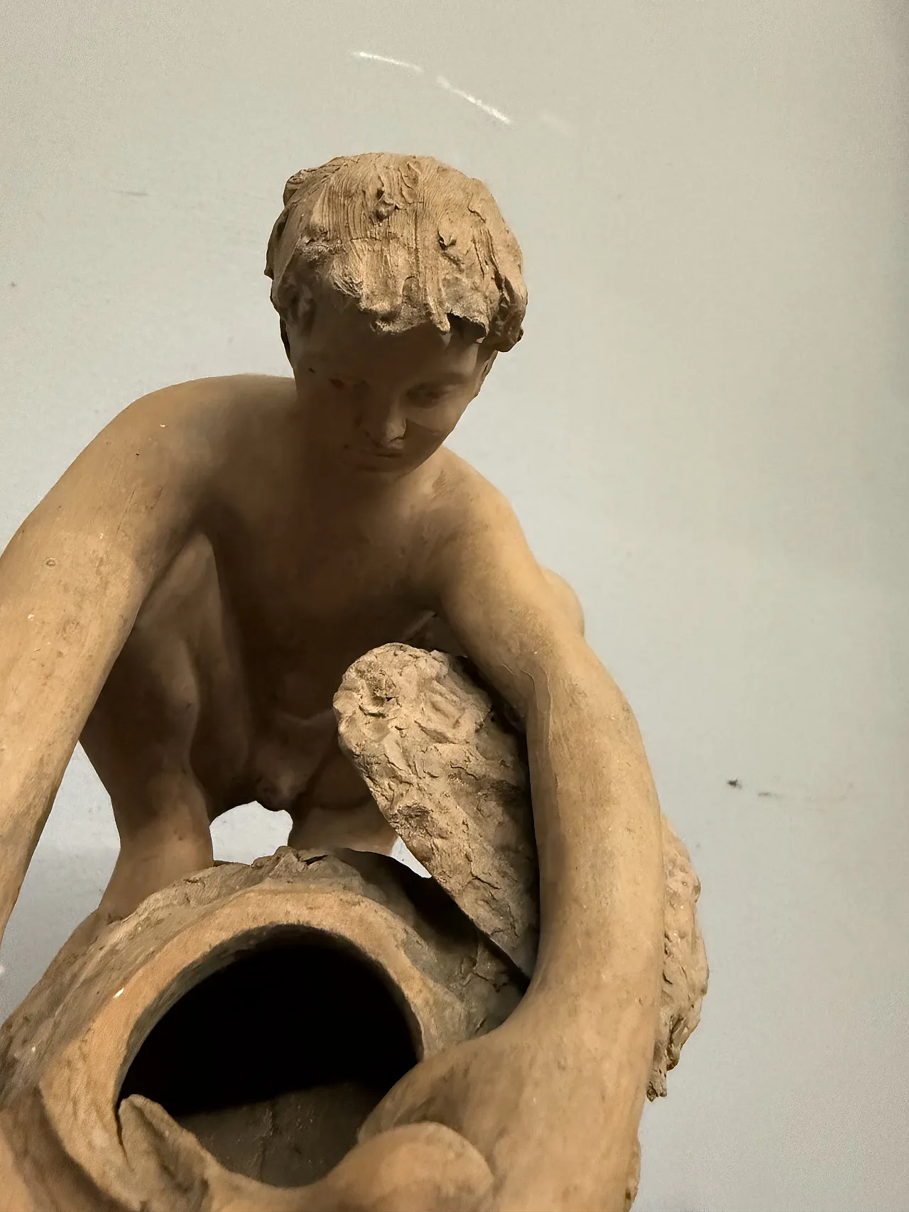 Scultura in terracotta, Achille D'Orsi, Napoli, '800 4