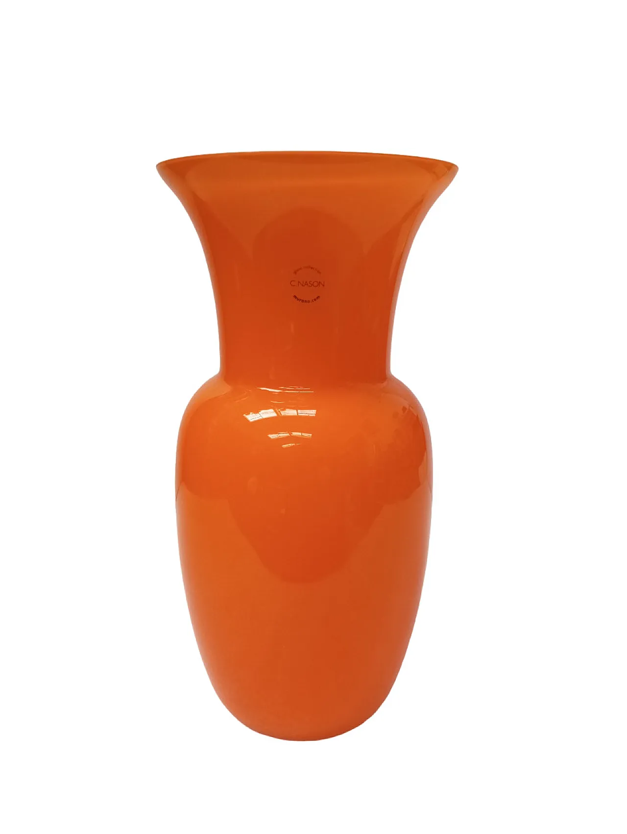 Murano glass vase by Carlo NASON, Italy, 2000s 1
