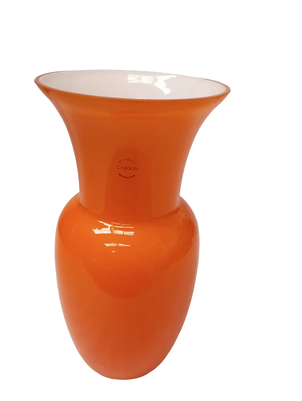 Murano glass vase by Carlo NASON, Italy, 2000s 3