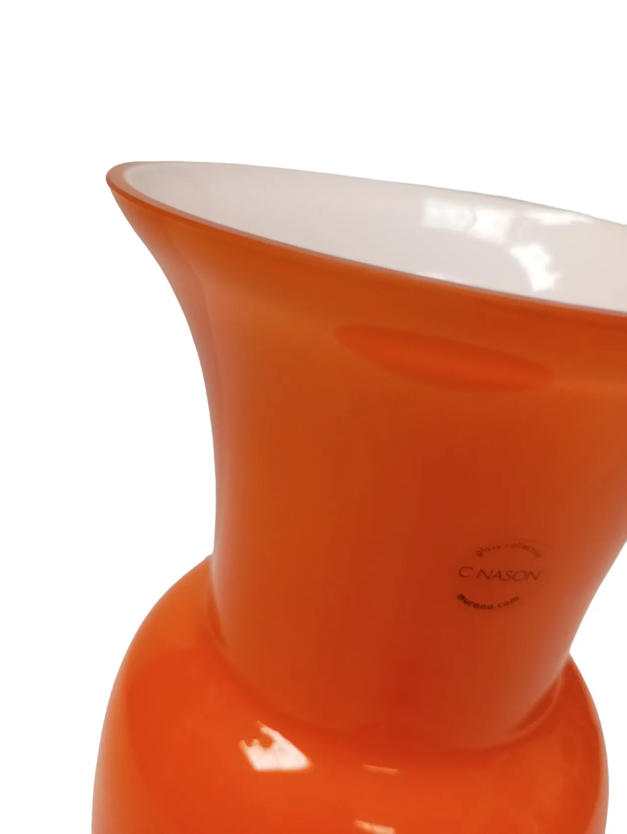 Murano glass vase by Carlo NASON, Italy, 2000s 4