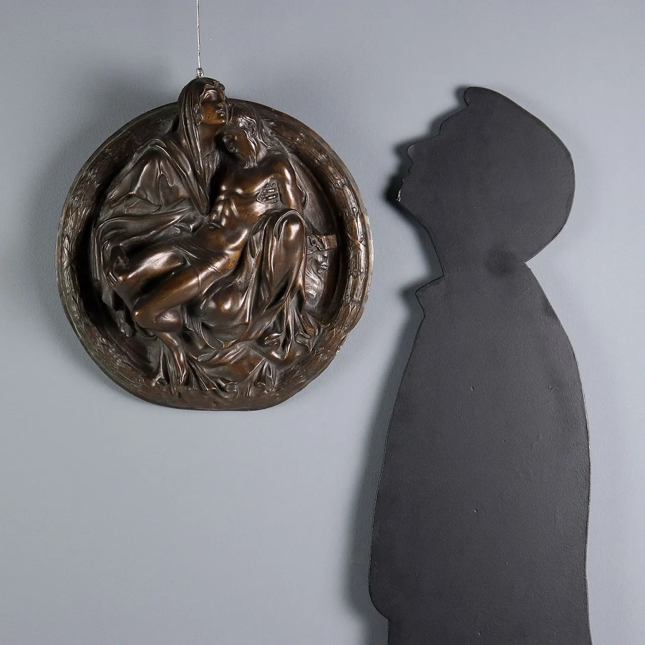 The mercy, bronze bas-relief, 20th century 2