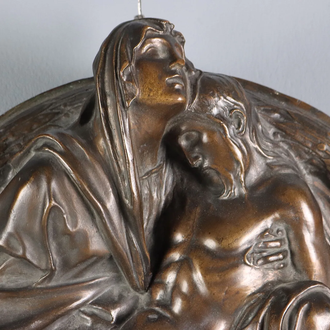 The mercy, bronze bas-relief, 20th century 3