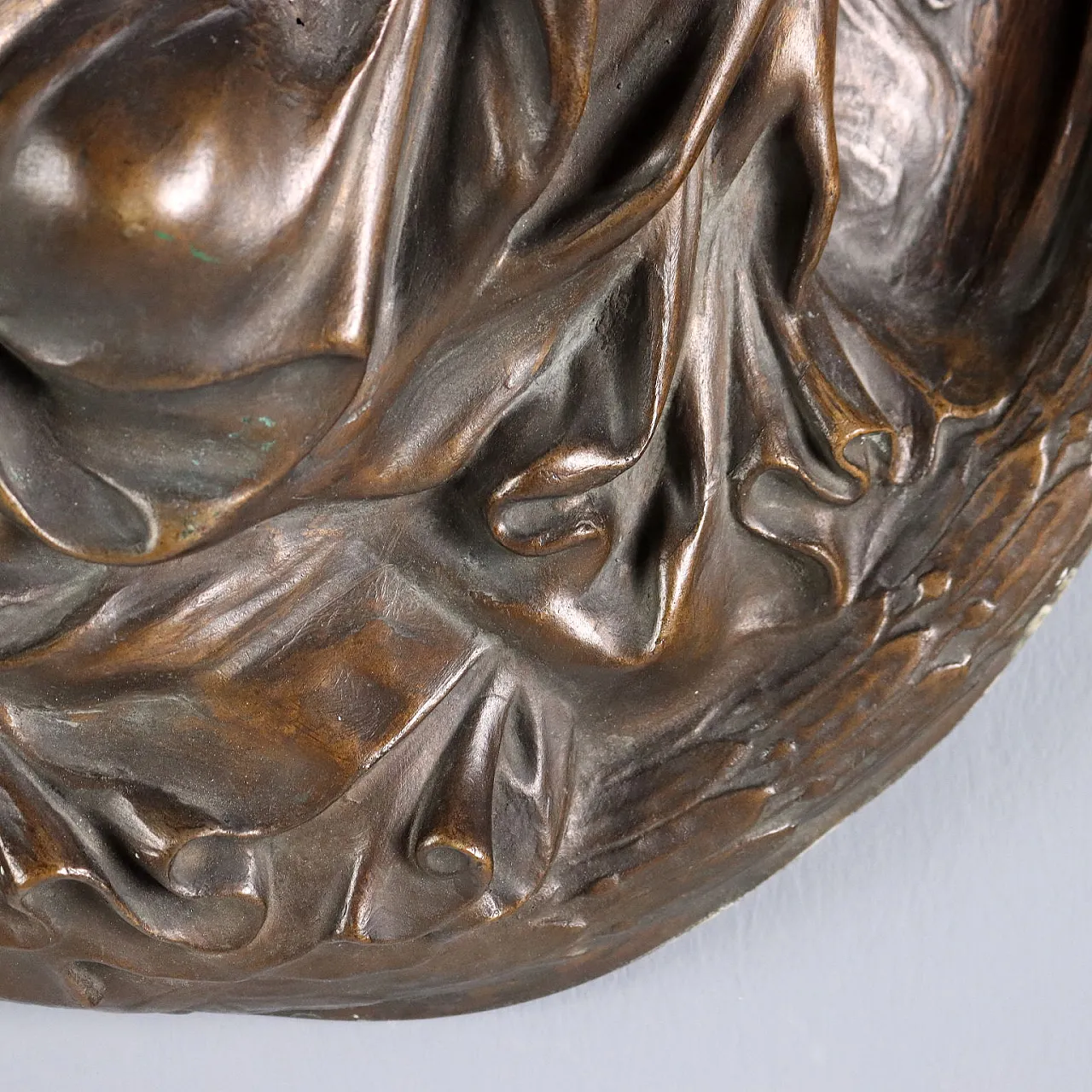 The mercy, bronze bas-relief, 20th century 5