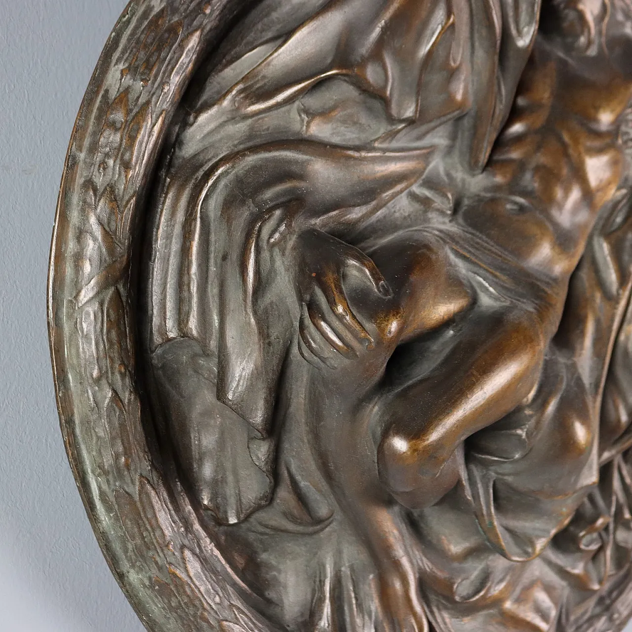 The mercy, bronze bas-relief, 20th century 6