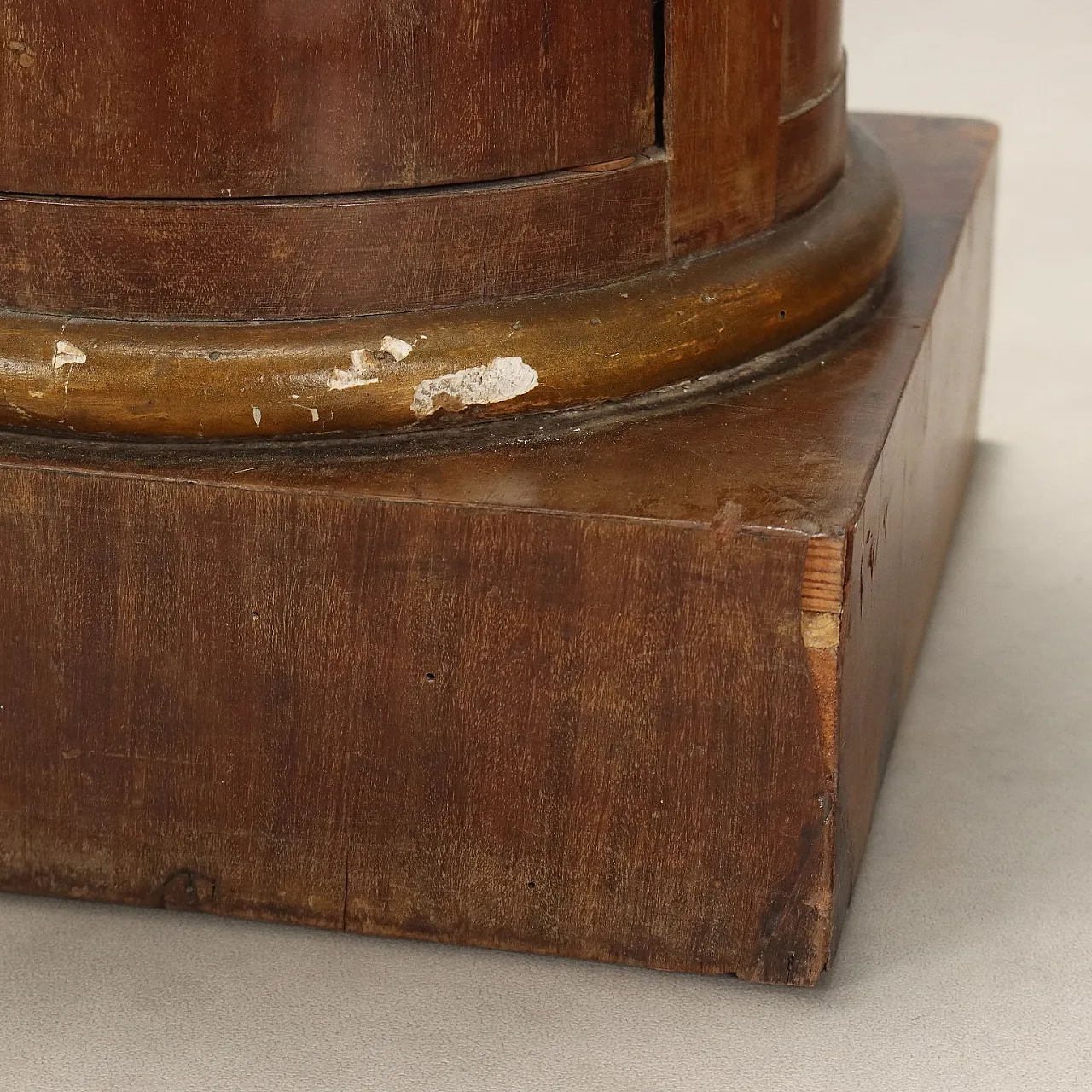 Empire bedside table in mahogany, fir and marble, early 19th century 7