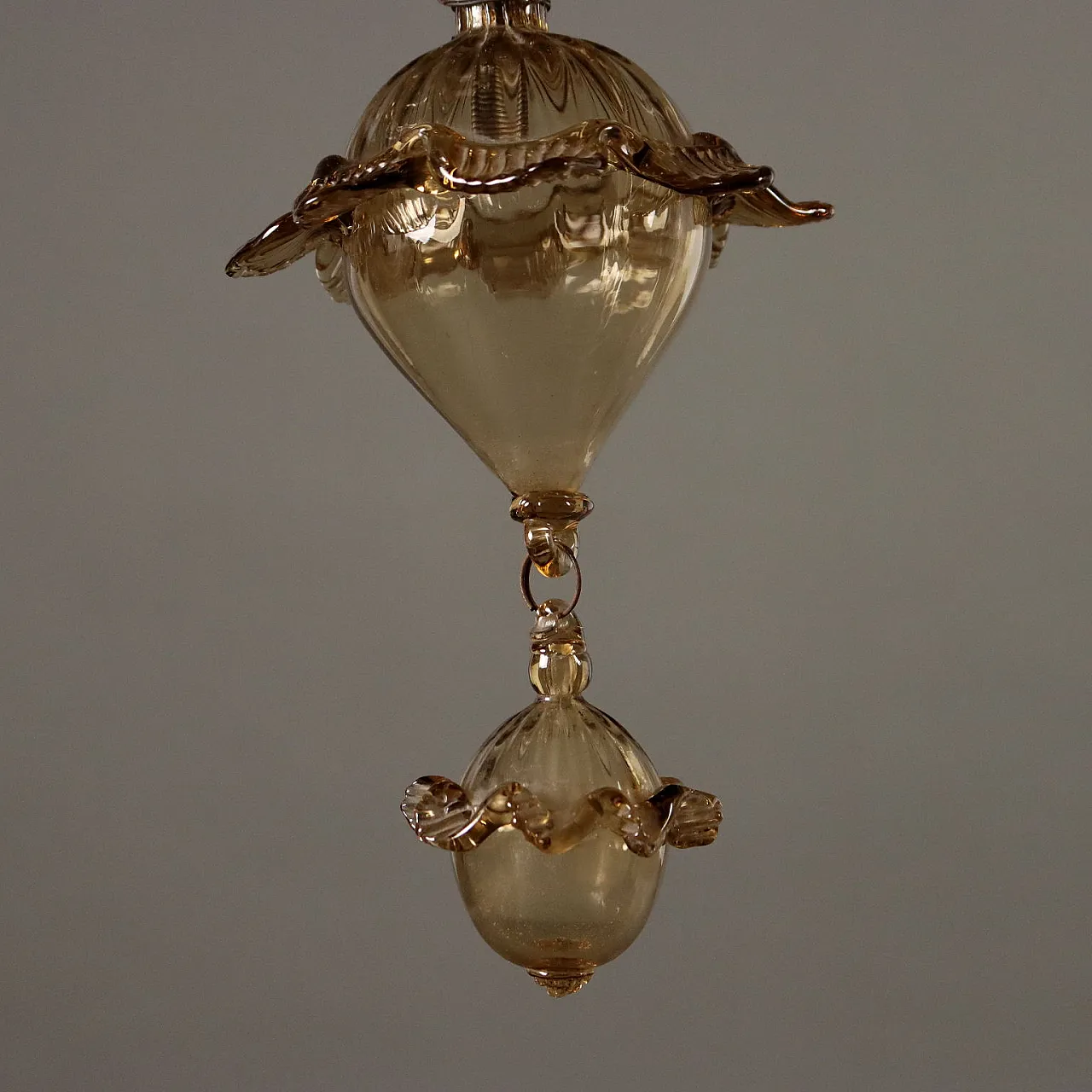 Lampadario in vetro soffiato di Murano, '900 8